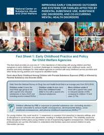 Fact Sheet 1: Early Childhood Practice and Policy for Child Welfare Agencies